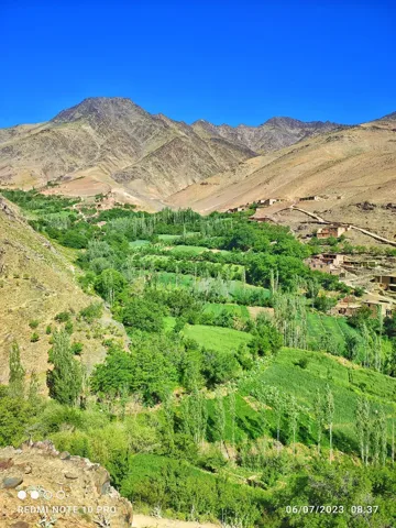 د دایکندي د اشو سیمې منظره