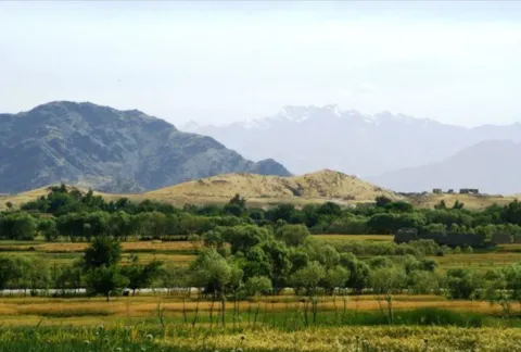 د لغمان د پلوټې منظره