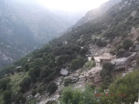 د نورستان د همشدېش کلي منظره