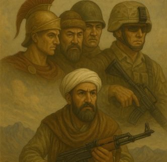 پر افغانستان شوي او مات شوي یرغلونه